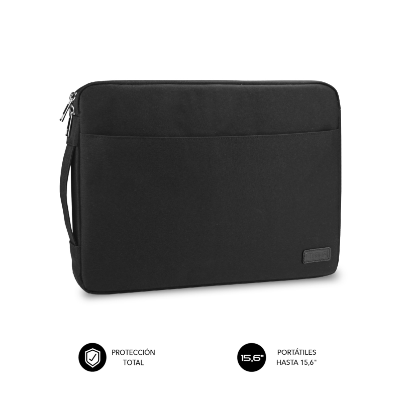 FUNDA PORTATIL SUBBLIM URBAN LAPTOP SLEEVE 15,6" BLACK