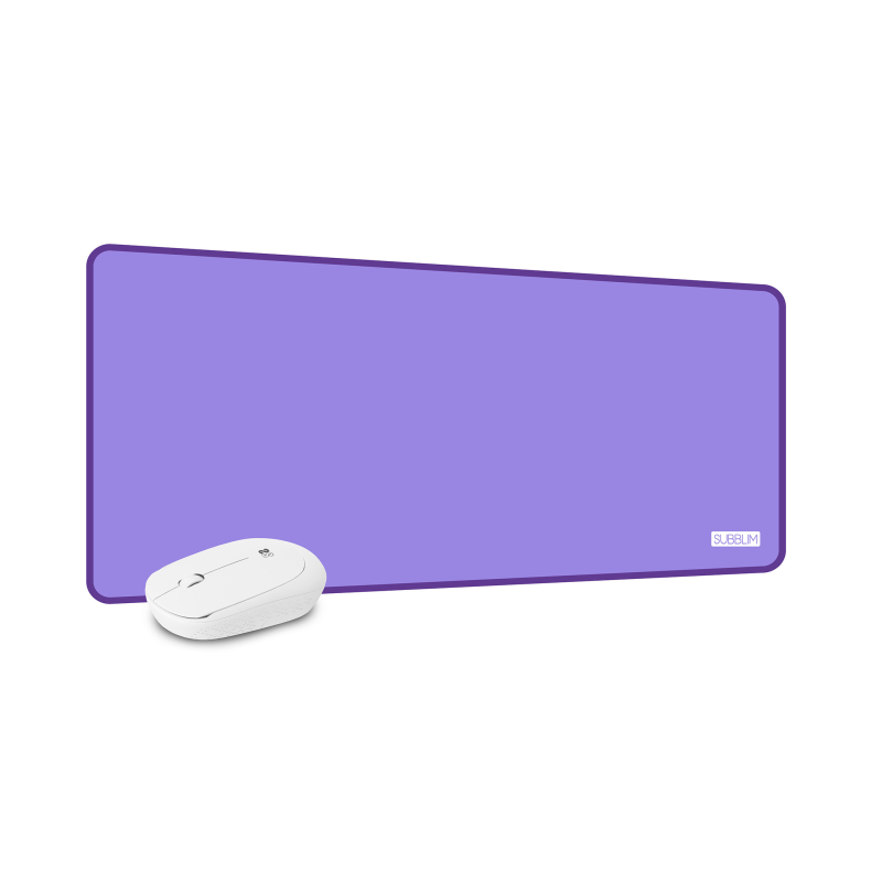 PACK SUBBLIM HARMONY MOUSEPAD XL + WIRELESS MOUSE PURPLE