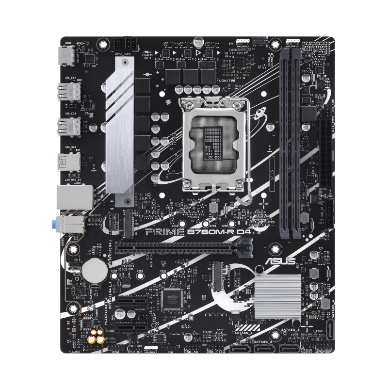 PLACA BASE ASUS PRIME B760M-R D4 1700 MATX 4XDDR4