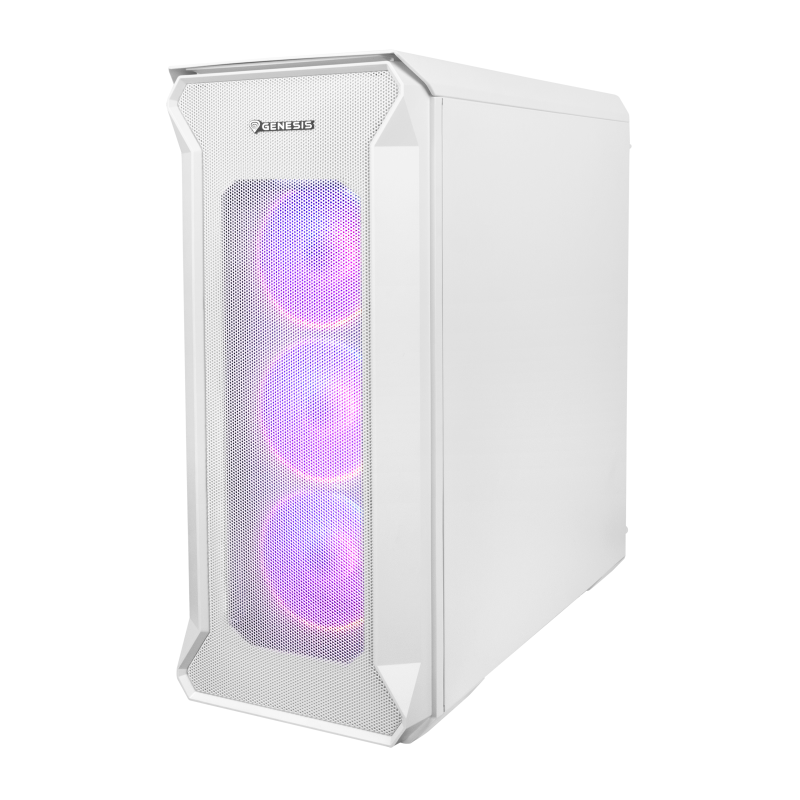 PC CASE GENESIS IRID 505 ARGB V2 MEDIATORRE WINDOW BLANCA