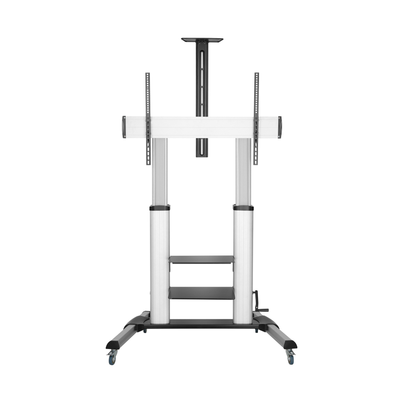 Soporte de Pie Inclinable con Ruedas y Manivela Aisens FT100TE-125 para TV 60-100"- hasta 100kg