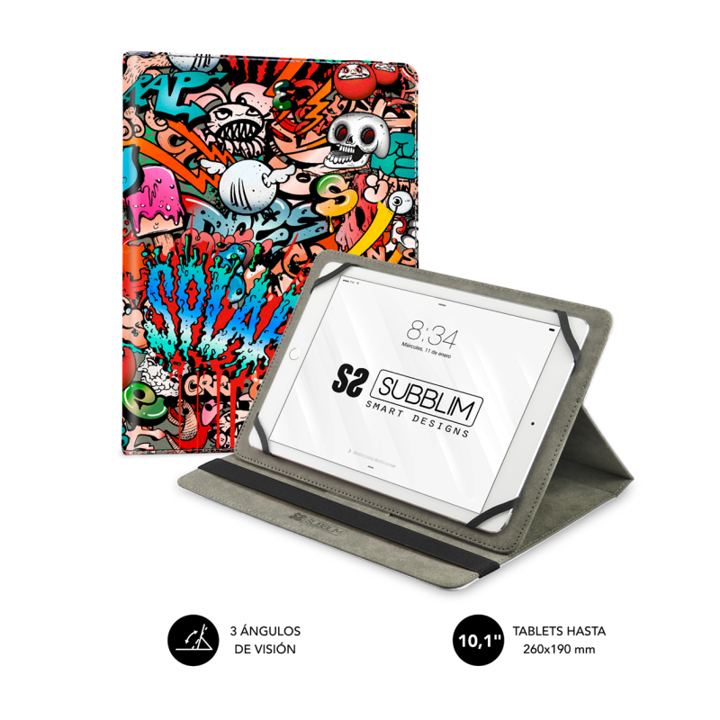 Funda Subblim Trendy Graffiti para Tablets de 10-1"-11"