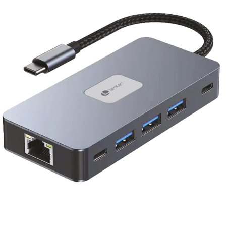 LEOTEC DOCKING STATION 10-1 1USB-C PD100 3USB3-0 1USB-C 2HDMI GGL LEC TJSD MCSD