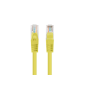 CABLE RED LANBERG LATIGUILLO CAT-6 UTP 7-5M AMARILLO FLUKE PASSED