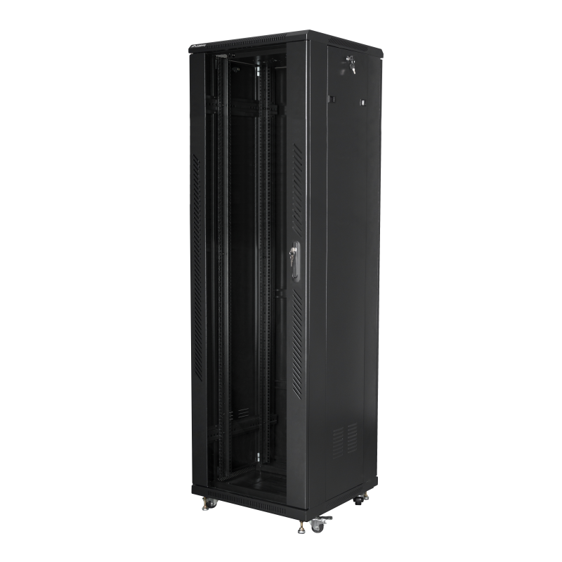 ARMARIO LANBERG RACK 19" 42U 600X600 FLAT PACK BLACK NEGRO