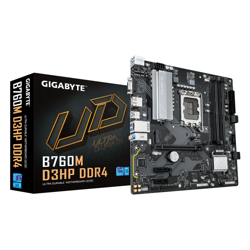 PLACA BASE GIGABYTE B760M D3HP 1700 MATX 4XDDR4