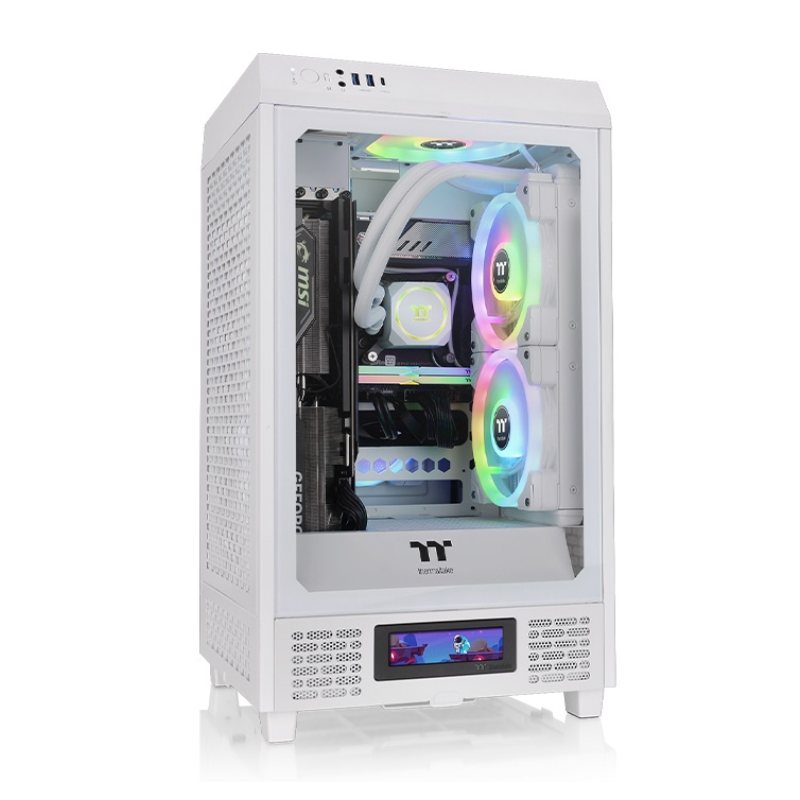 CAJA THERMALTAKE THE TOWER 200 MINI-ITX 2XUSB 3-0 SIN FUENTE BLANCO