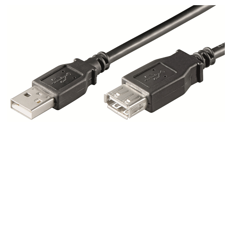 CABLE ALARGADOR USB EWENT USB-A MACHO USB-A HEMBRA 1m