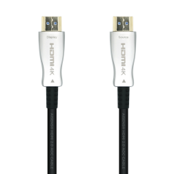 Cable HDMI 2-0 AOC 4K Aisens A148-0378- HDMI Macho - HDMI Macho- 20m- Negro