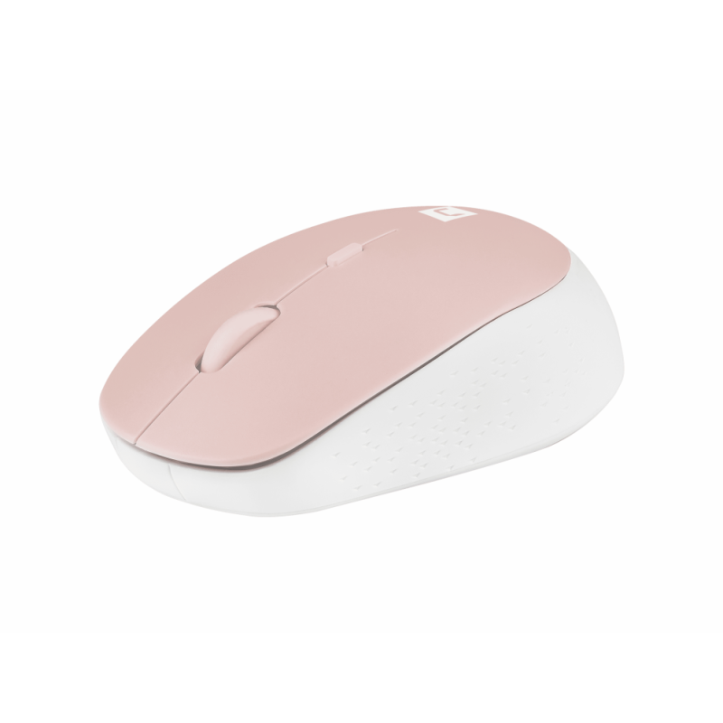 RATON NATEC HARRIER 2 OPTICO INALAMBRICO 1600DPI BLUETOOTH 5-1 ROSA-BLANCO