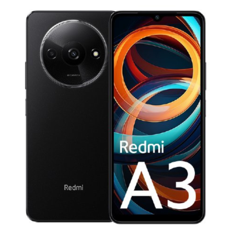 Smartphone Xiaomi Redmi A3 3GB- 64GB- 6-71"- Negro Medianoche