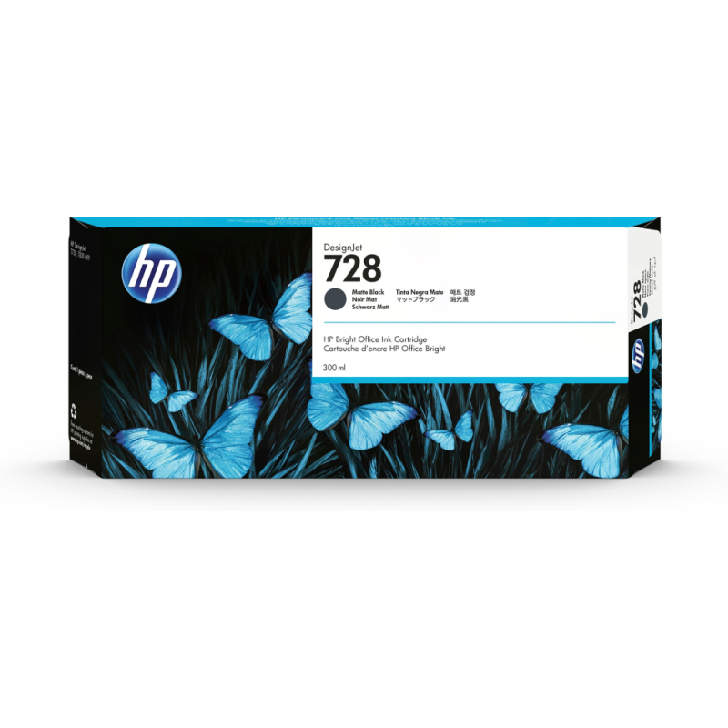 TINTA HP 728 NEGRO MATE