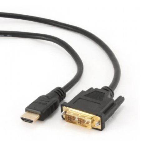 CABLE HDMI GEMBIRD A DVI MACHO-MACHO CON CONECTORES 4-5M