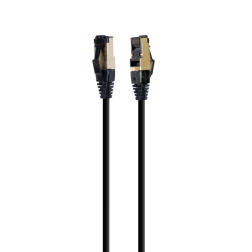 CABLE RED S-FTP GEMBIRD CAT 8 LSZH NEGRO 3 M