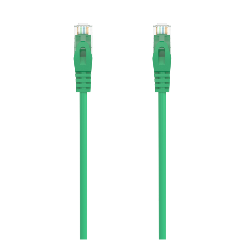 CABLE RED AISENS LATIGUILLO RJ45 LSZH CAT-6A UTP AWG24 25CM VERDE