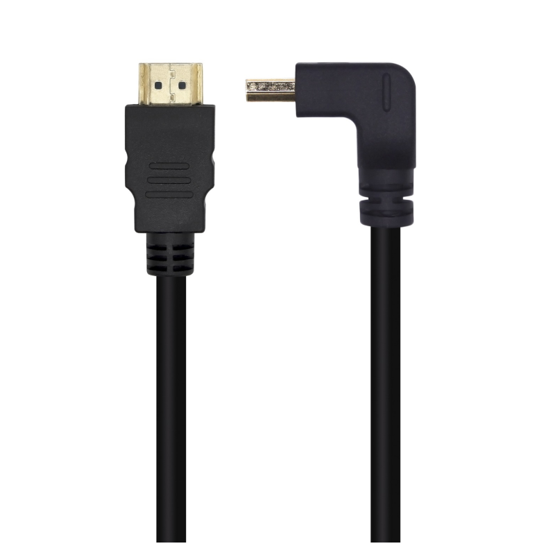 CABLE HDMI AISENS V2-0 ACODADO PREMIUM 4K60HZ A-M-A-M 2-0M