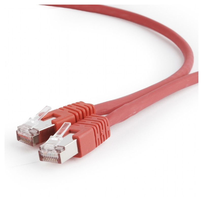 CABLE RED S-FTP GEMBIRD CAT 6A LSZH ROJO 0,5 M