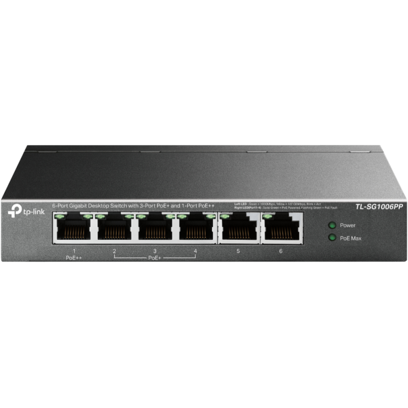 SWITCH GIGABIT DE SOBREMESA DE 6 PUERTOS