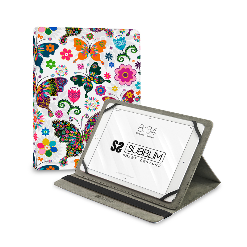 Funda Subblim Trendy Case Mariposas para Tablet de 11"