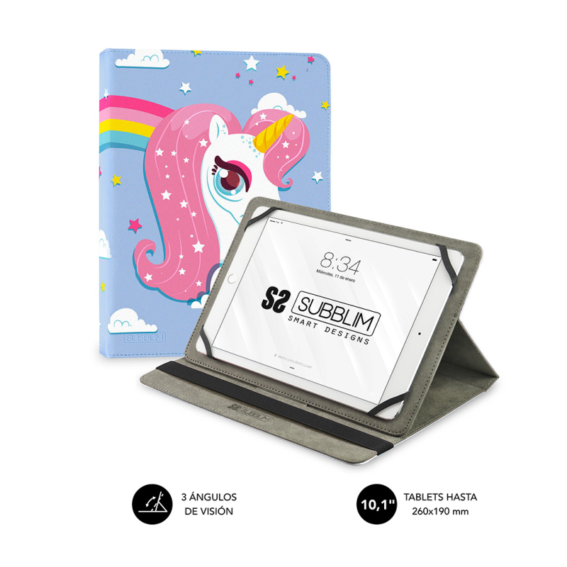 Funda Subblim Trendy Case Unicorn para Tablets de 10-1"-11"