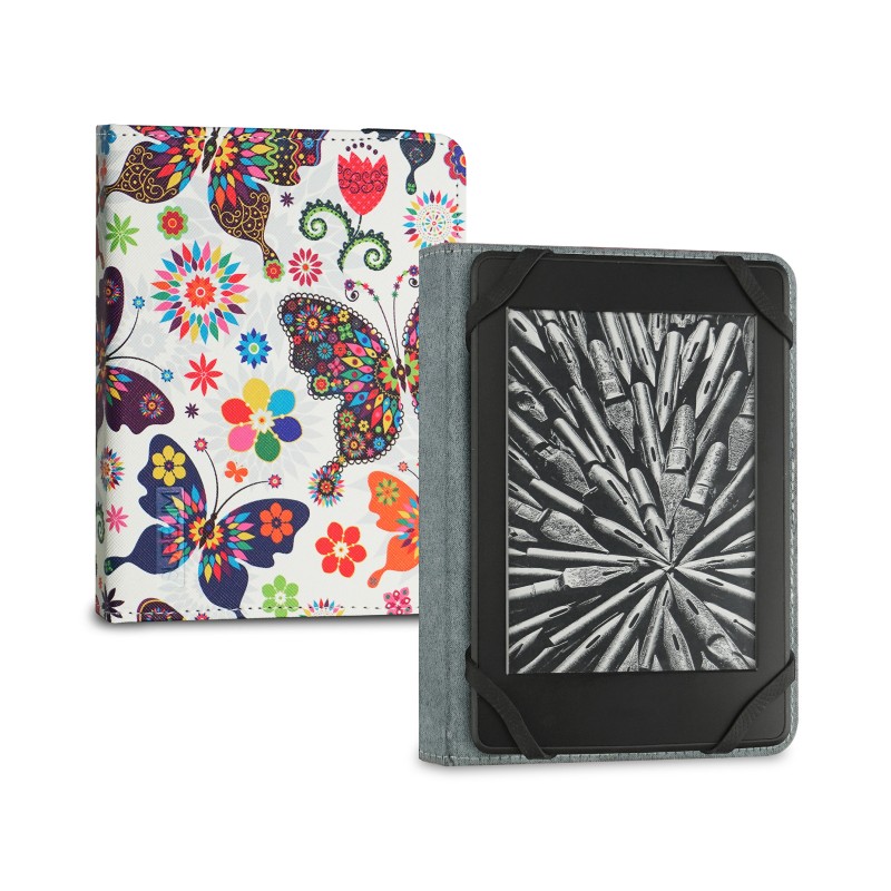 Funda para libro electrónico Subblim 1EC010 Clever Ebook Case 6" Mariposas