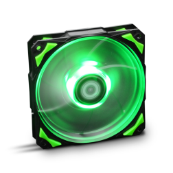 VENTILADOR CAJA NOX HUMMER H-FAN LED 120MM NEGRO LED VERDE