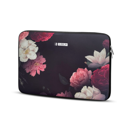 FUNDA PORTATIL SUBBLIM TRENDY SLEEVE NEO FLOWERS 13,3-14"