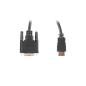 CABLE HDMI LANBERG MACHO-DVI-D 24+1 MACHO 4K DUAL LINK 3M NEGRO