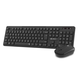 Teclado y Ratón Inalámbrico Subblim Combo Business Slim CSSW10- Negro