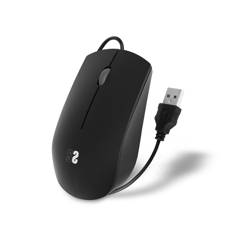 RATON SUBBLIM BUSINESS SILENCIOSO CON CABLE USB 1200 DPI