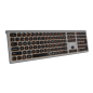 Teclado Inalámbrico Subblim Master- Gris y Negro