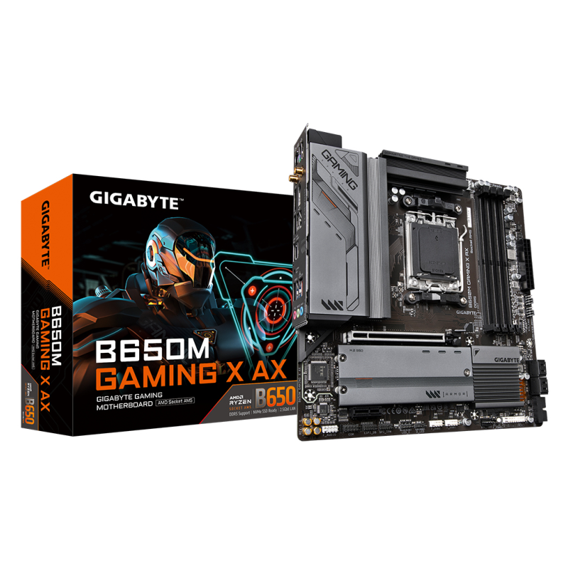 PLACA BASE GIGABYTE B650M GAMING X AX AM5 MATX 4XDDR5