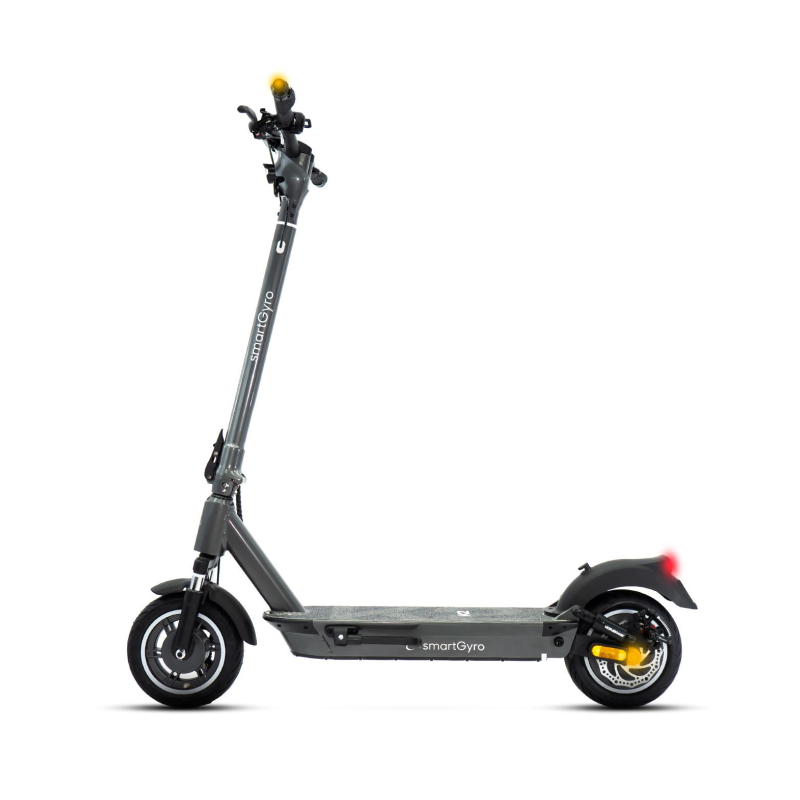 Patinete Eléctrico SmartGyro K2 Titán- Motor 800W- Ruedas 10"- 25km-h -Autonomía 45km- Gris