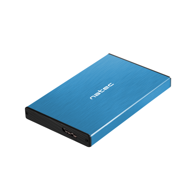 CAJA EXTERNA NATEC RHINO GO DISCO DURO 2,5" USB 3-0 SATA AZUL