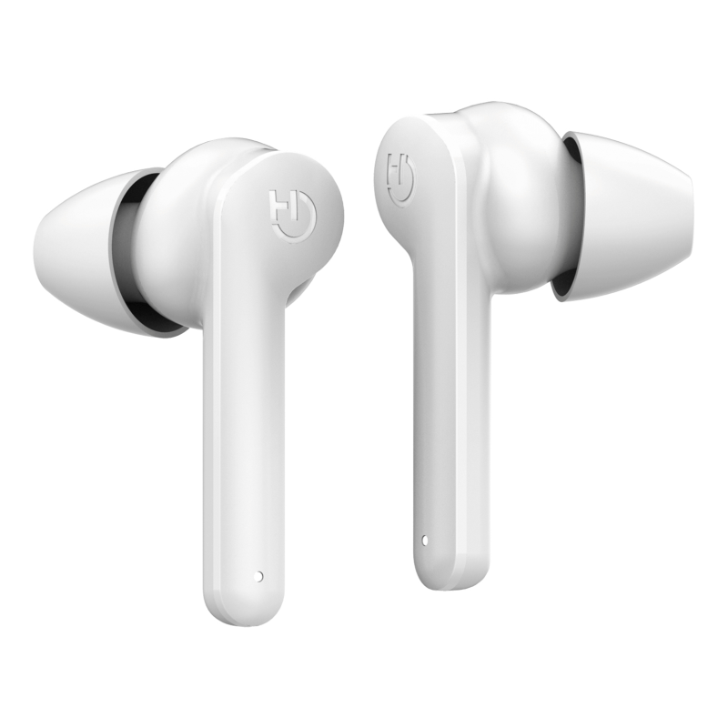 Auriculares Bluetooth Hiditec Vesta con estuche de carga- Autonomía 8h- Blancos