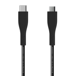 Cable USB 2-0 Aisens A107-0350- USB Tipo-C Macho - MicroUSB- 2m- Negro