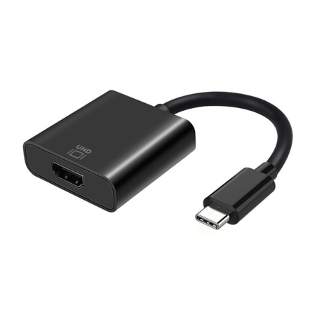 CONVERSOR AISENS USB-C A HDMI 4K@60HZ USB-C M-HDMI H NEGRO 15CM