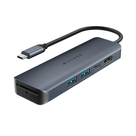 HYPER DRIVE ECOSMART GEN-2 UNIVERSAL USB-C® 6-IN-1 HUB W 100 W PD POWER