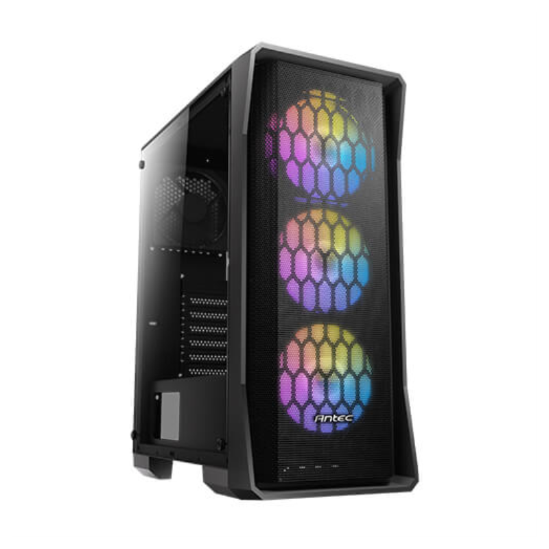 CAJA GAMING ANTEC NX360 ATX 2XUSB2-0 1XUS3-0 SIN FUENTE NEGRO ARGB