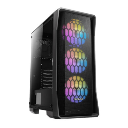 CAJA GAMING ANTEC NX360 ATX 2XUSB2-0 1XUS3-0 SIN FUENTE NEGRO ARGB