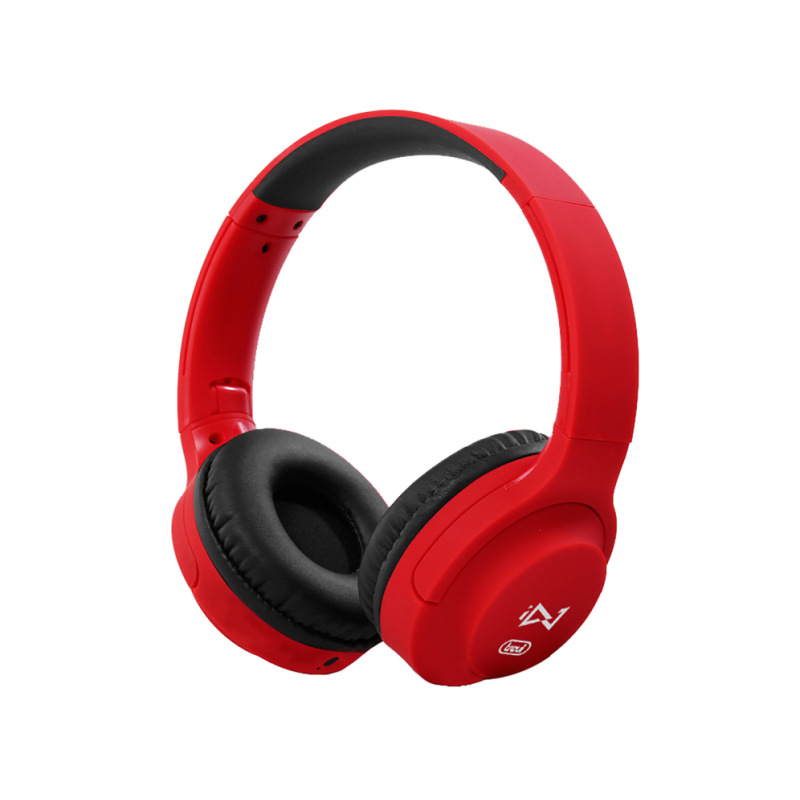 AURICULARES ESTÉREO DIGITAL CON MICRÓFONO 1,2 M CABLE TREVI DJ 601 M ROJO