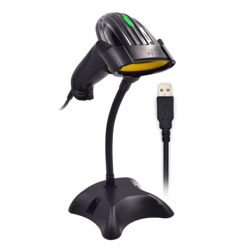 ESCANER DE CODIGOS DE BARRAS CCD 2D USB EWENT