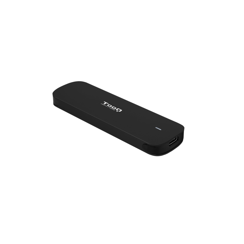 CAJA EXTERNA TOOQ M-2 NVMe USB3-1 GEN2 ALUMINIO NEGRA