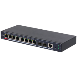 SWITCH IT DAHUA DH-SG4010P-2F 10-PORT MANAGED DESKTOP GIGABIT SWITCH 8-PORT POE