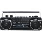 RADIO GRABADORA PORTÁTIL TREVI USB SD BLUETOOTH CASSETTE RR 501 BT NEGRO