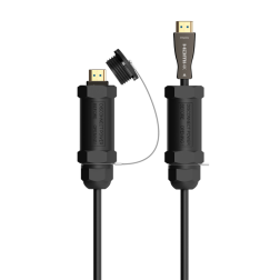 Cable HDMI con Armadura 2-1 AOC 8K Aisens A153-0612- HDMI Macho - HDMI Macho- 30m- Negro