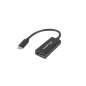 ADAPTADOR USB LANBERG USB-C M 3-1 A DISPLAYPORT H 15CM NEGRO