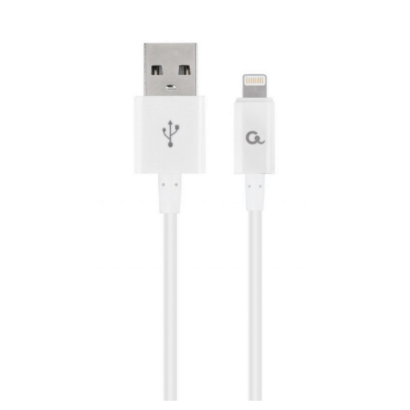 CABLE DE CARGA Y DATOS GEMBIRD DE 8 PINES, 2M, BLANCO