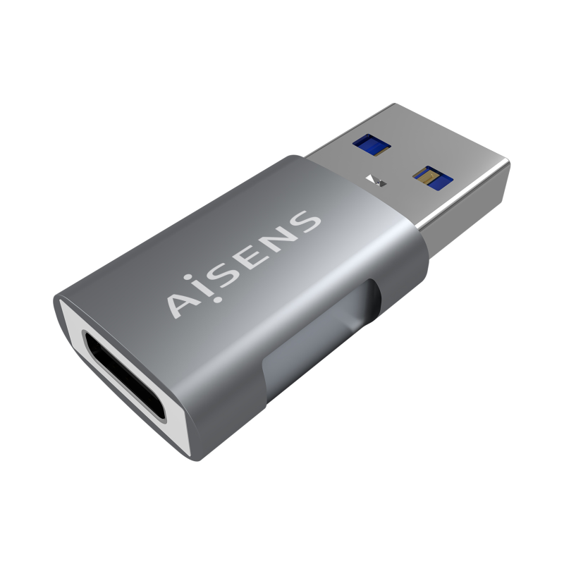 Adaptador USB 3-2 GEN2 Aisens A108-0655- USB Tipo-C Hembra - USB Macho