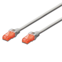 CABLE DE RED CAT 6 U-UTP DE 10 METROS EN COLOR GRIS